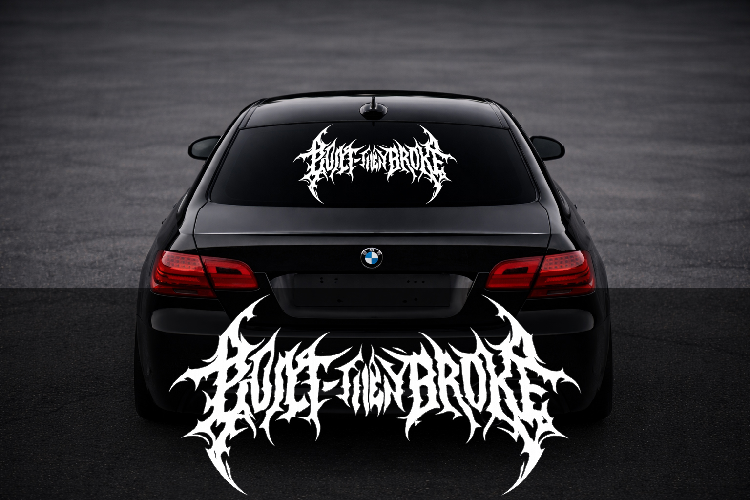 Rear Windshield Sticker - Built, then broke