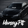 Front Windshield Sticker - Money pit
