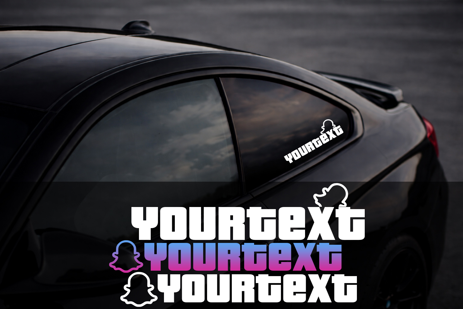 Custom Snapchat Sticker Options