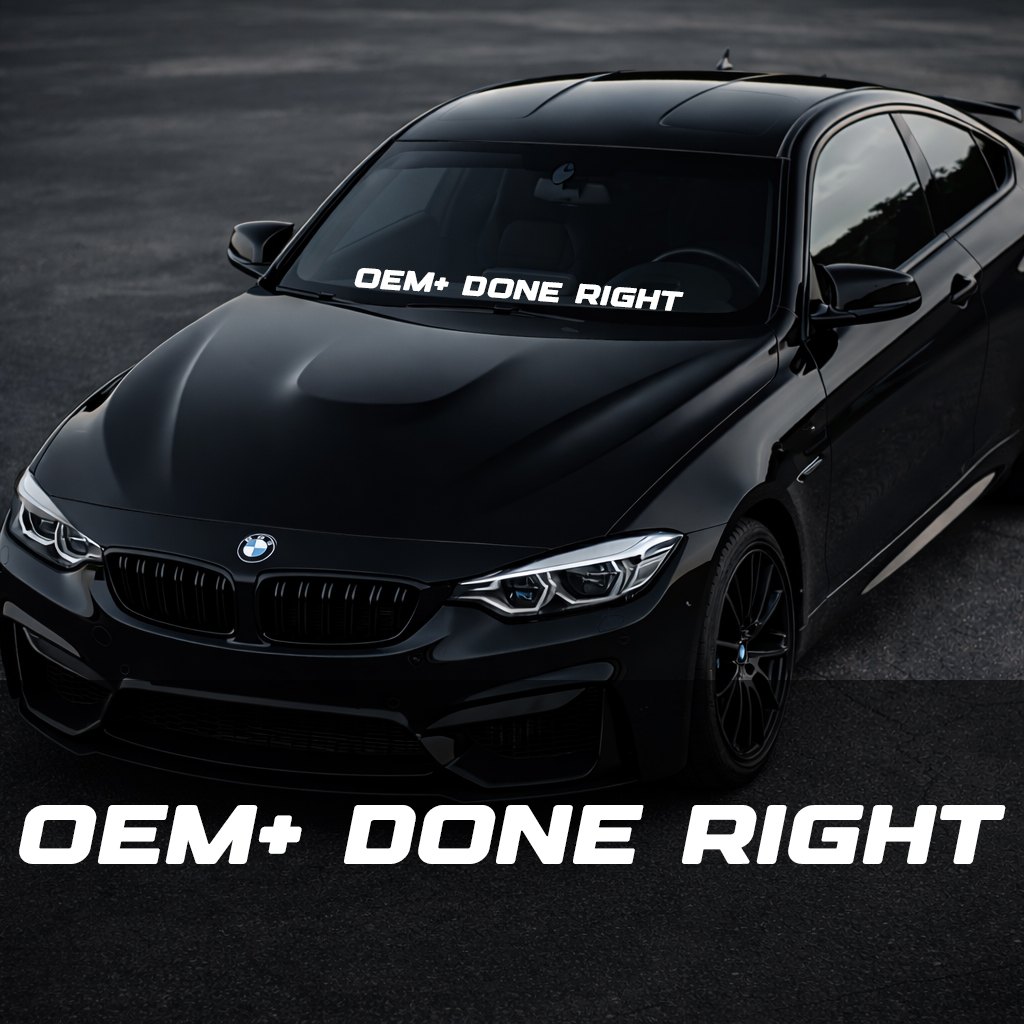 Front Windshield Sticker - OEM+ Done right