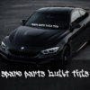 Front Windshield Sticker - Spare parts built this