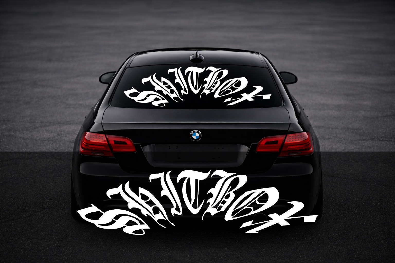 Rear Windshield Sticker - Shitbox